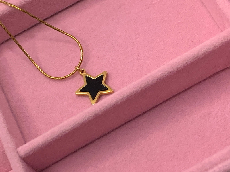 Enamel Star Pendant