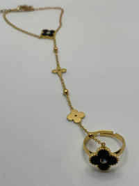 Clover Bracelet(black)