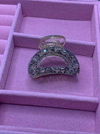 Beaded Crystal Hair Claw(black)