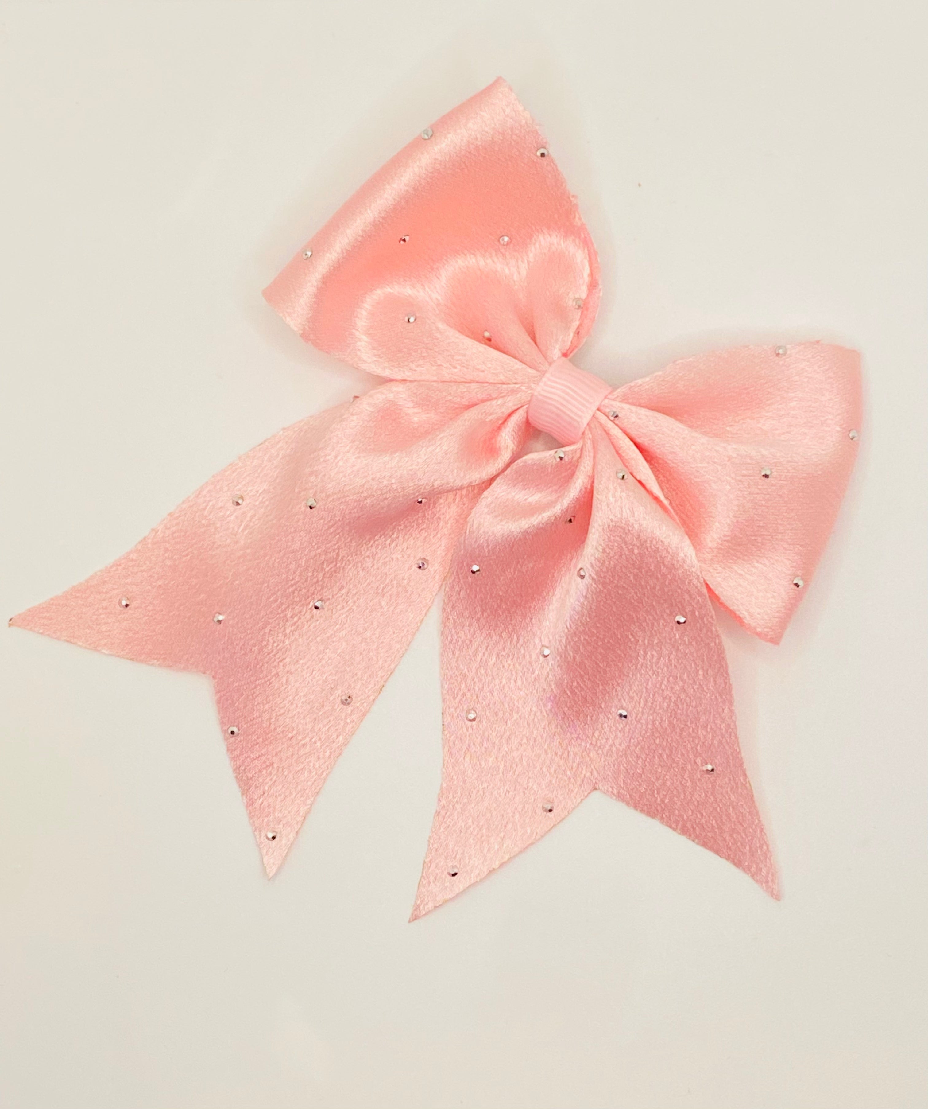 The Pearl Mist Sparkle Bow (Pink) hair accessory