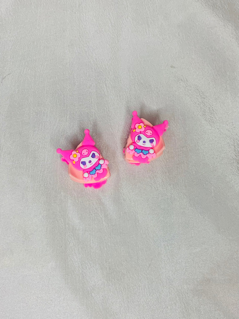 The Kawaii Crown Clips(pink)