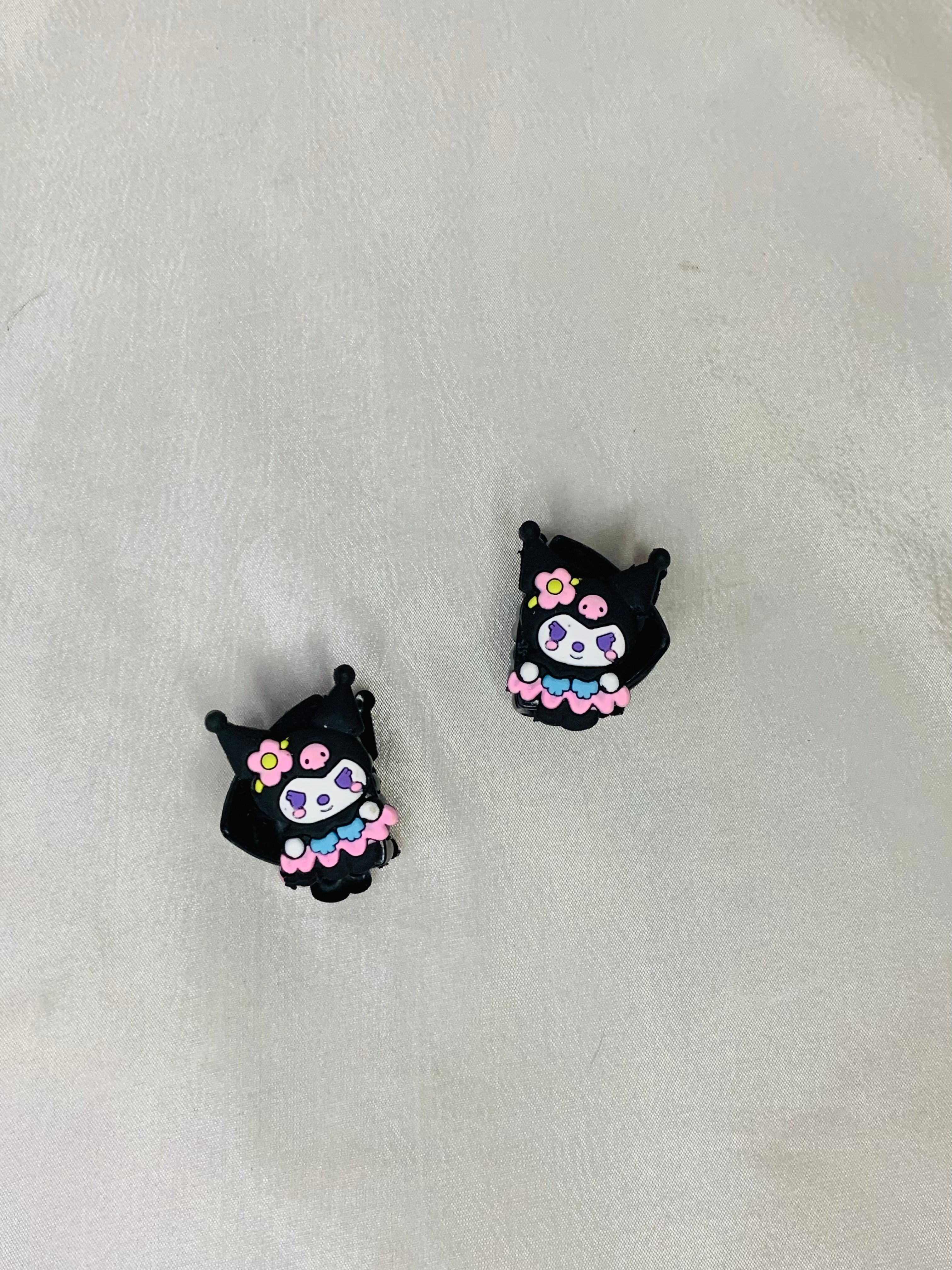 The Kawaii Crown Clips(black)