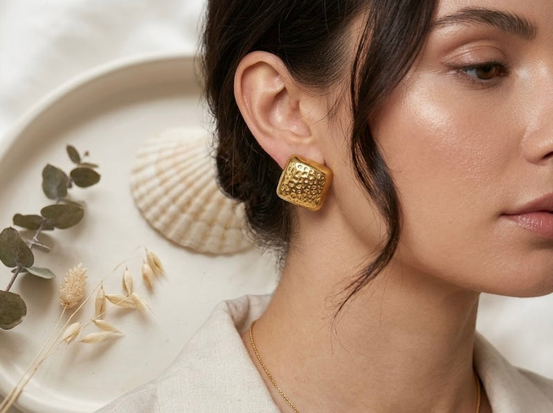 The Gilded Crater Studs